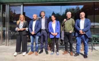 Carmela Silva, José Manuel Lage, Alberto Varela, Carme da Silva, Bieito Lobeira, y Rubén Cela conforman las delegaciones de PSdeG y BNG que negociarán la formación de gobiernos progresistas / Europa Press