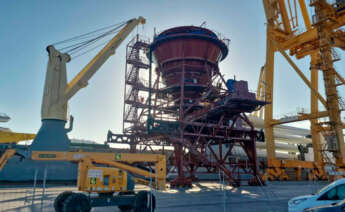 Llega a Cervo la nueva tolva para la planta de alúmina de Alcoa