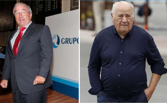 Jacinto Rey y Amancio Ortega