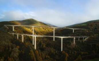 Viaductos de Ruitelán y Samprón en la A-6, en la provincia de Lugo