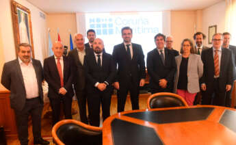 Reunión extraordinaria del Consejo de Administración de la Autoridad Portuaria en la que se aprobó la creación de la Comisión Coruña Marítima