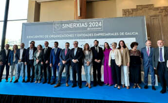 Foto de familia del evento Sinerxias 2024: II Encuentro de organizaciones y entidades empresariales de Galicia