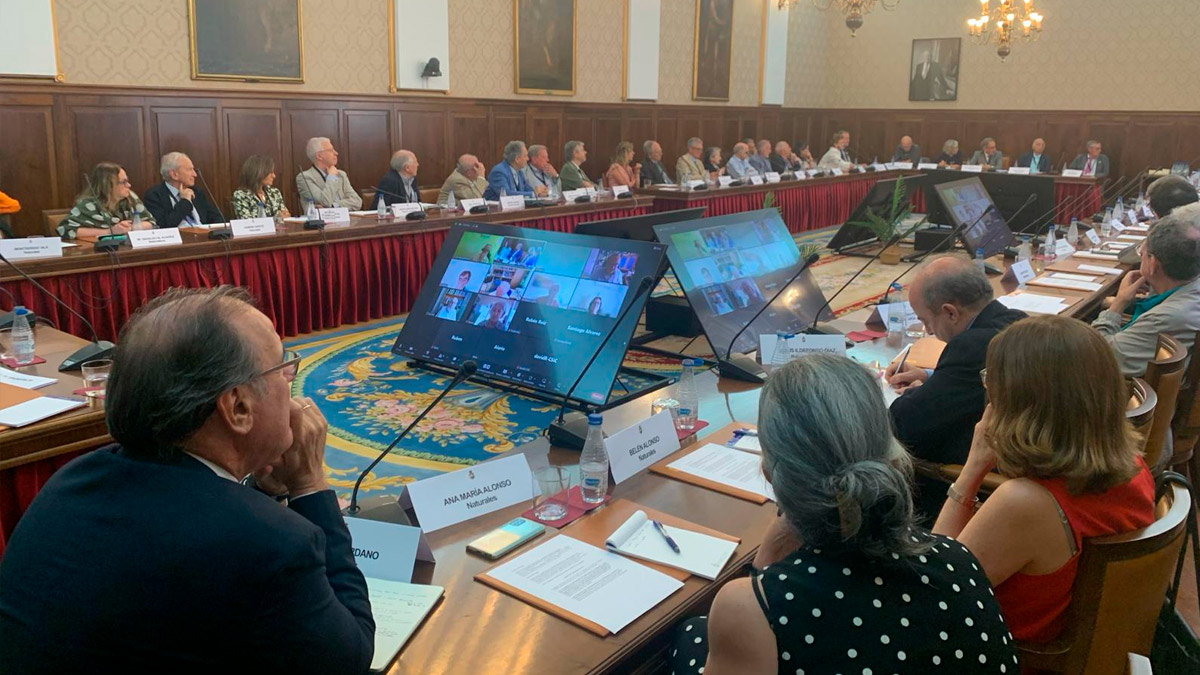 Jornada “Transferencia: la asignatura pendiente del sistema español de ciencia y tecnología” de la RAC en la que ha pàrticipado Inmaculada Rodríguez, directora de Unirisco