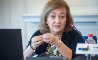 La presidenta de la AIReF, Cristina Herrero, en el curso económico organizado por APIE y UIMP que se desarrolló en Santander (Cantabria) entre el 17 y el 21 de junio de 2024. - AIREF
