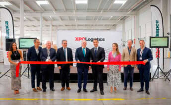 Acto de inauguración de la nueva nave de XPO en la Plataforma Logística de Zaragoza (Plaza)