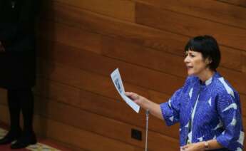 La portavoz nacional del BNG, Ana Pontón, durante la sesión de control en el Parlamento de Galicia del 11 de septiembre de 2024 - BNG