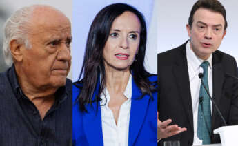 Amancio Ortega, Beatriz Corredor y Arturo Gonzalo