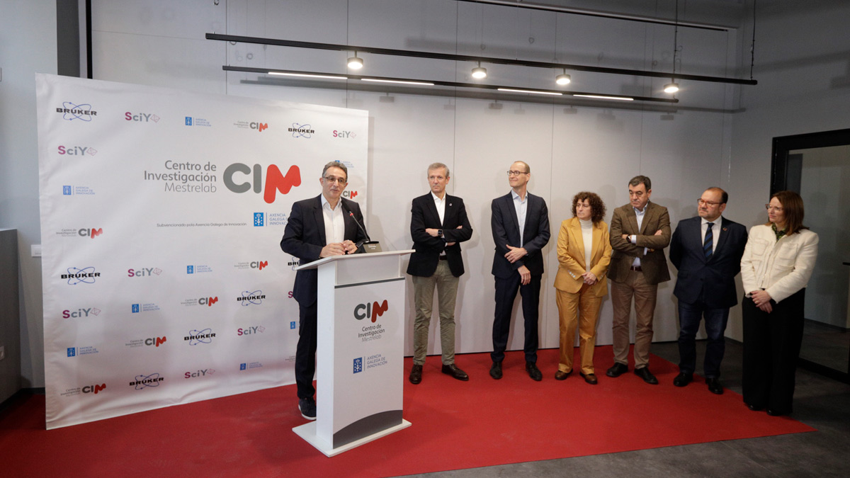 Acto de inauguración del Centro de Investigación Mestrelab en Santiago