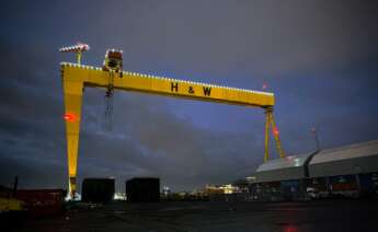 Imagen exterior de las instalaciones de Harland & Wolff / H&W