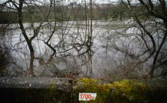 Subida del cauce del Río Miño a su paso por la ciudad de Lugo / Carlos Castro - Europa Press