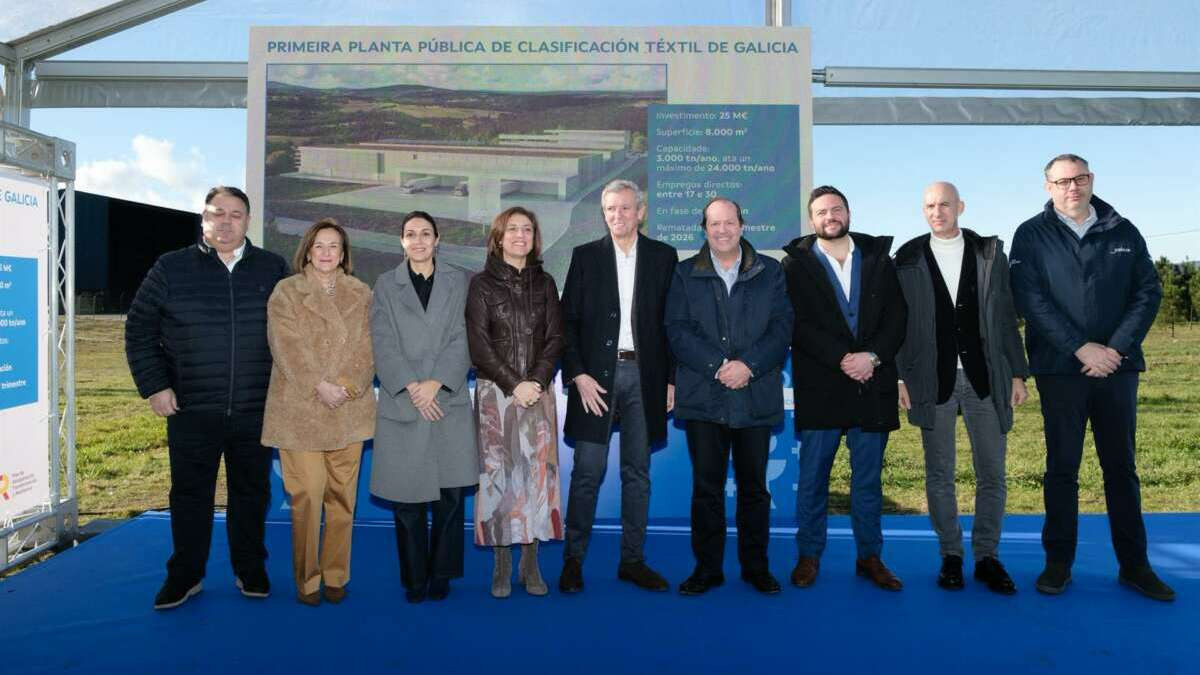 Presentación de la planta de reciclaje textil que Sogama construirá en Cerceda / Xunta