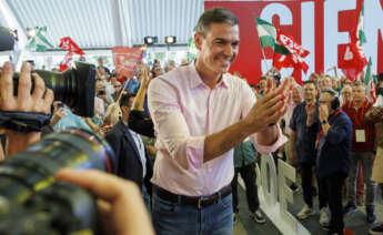 El secretario general del PSOE y presidente del Gobierno en funciones, Pedro Sánchez. EFE/Julio Muñoz