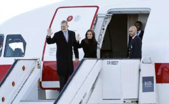 Los Reyes, en un viaje de Estado a Italia. Foto: Antonio Gutiérrez / Europa Press