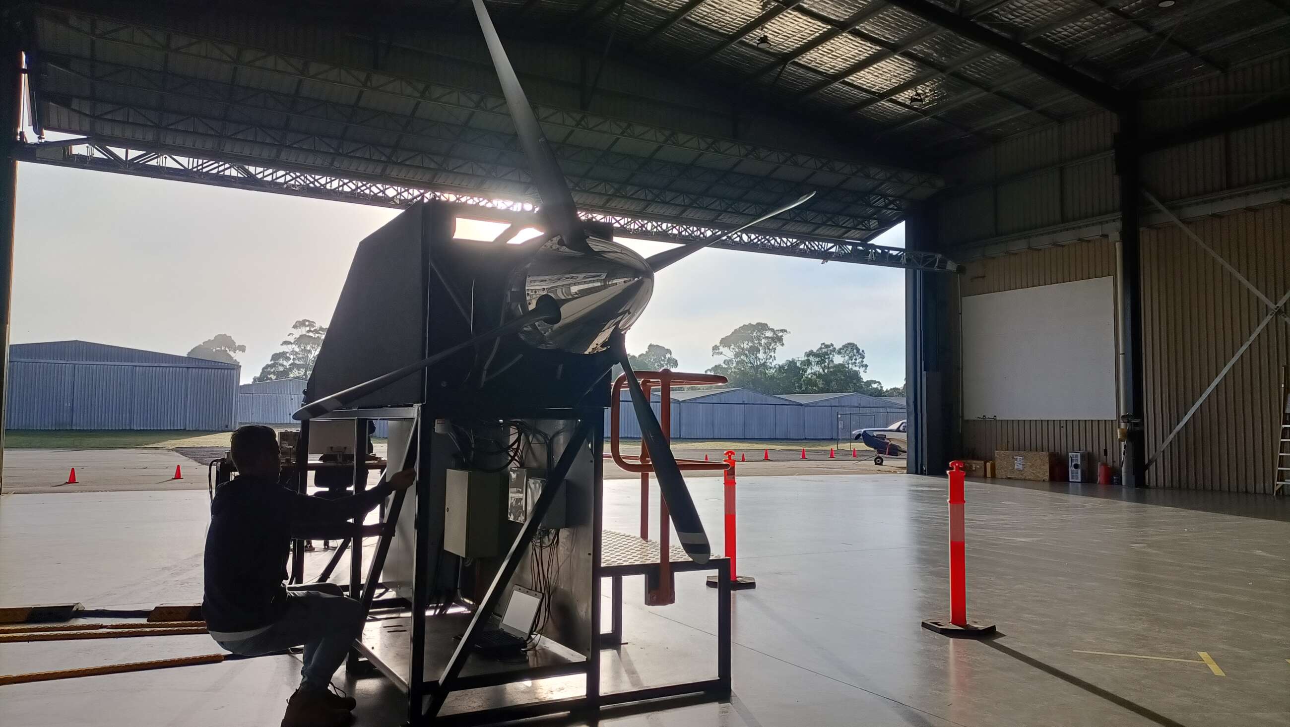 Prototipo de avión de Dovetail en una de sus instalaciones.