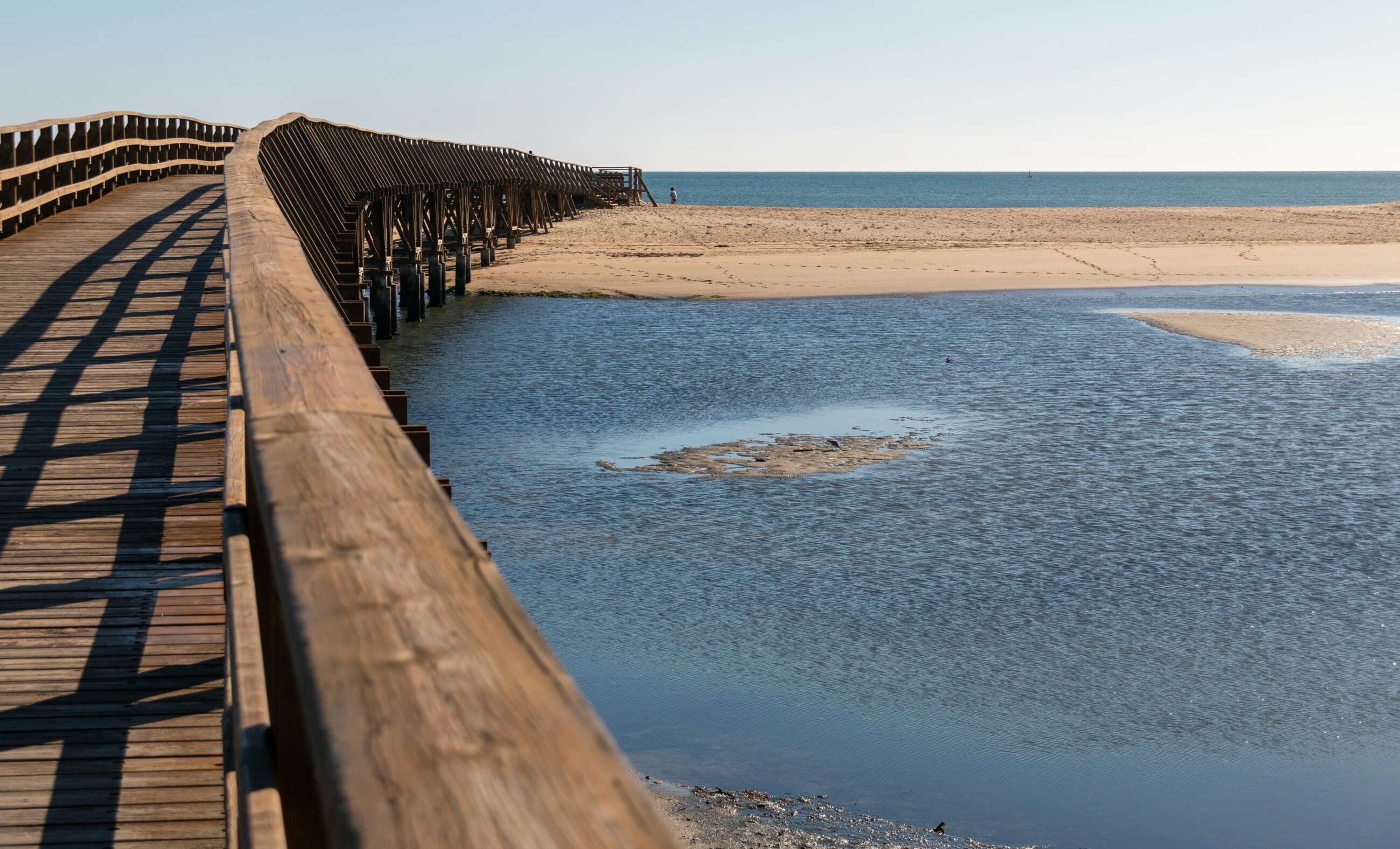 Imagen del mar en Isla Cristina (Huelva)