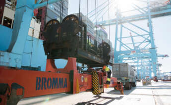 Instalaciones de Maersk en el Puerto de Algeciras.